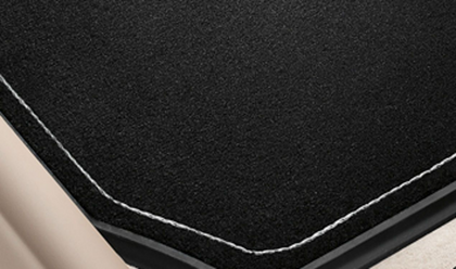 BMW Genuine 2 Piece Set Rear Floor Mats Textile Luxury Line