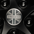 Jaguar Wheel Centre Badge Union Jack