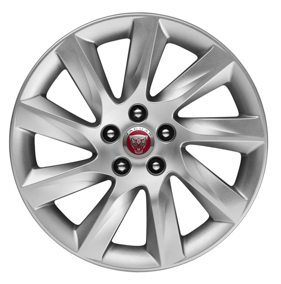 Jaguar Alloy Wheel 17" Style 9005, 9 spoke, Silver