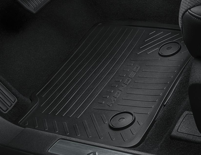 Ford Rubber Floor Mats front, black
