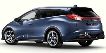 Honda Lower Tailgate Decoration