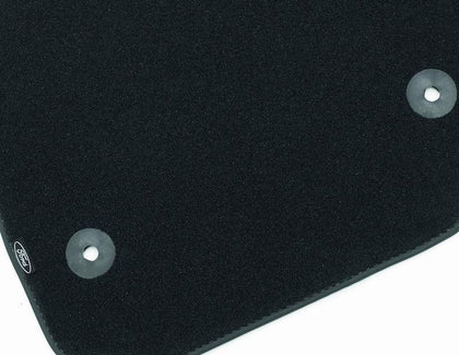 Ford Mondeo Velour Floor Mats front, black 09/2010  08/2014