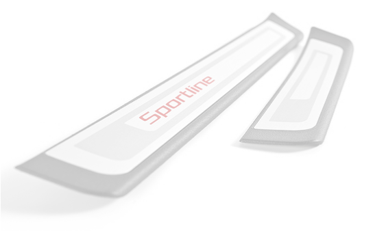 SKODA Decorative door sill covers FABIA II