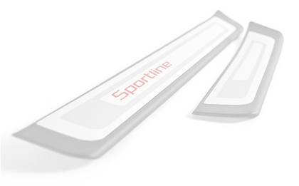 SKODA Decorative door sill covers FABIA II