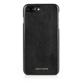 Jaguar Leather iPhone 8+ Case - Black
