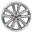 Jaguar Alloy Wheel 18" Vortex, 10 spoke, with Silver finish