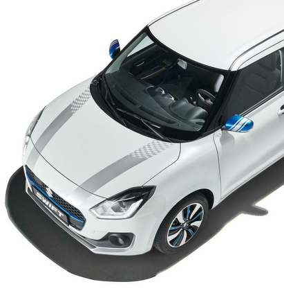 Suzuki Full Stripe Set - Silver