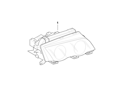 BMW Genuine Headlight Head Lamp Right