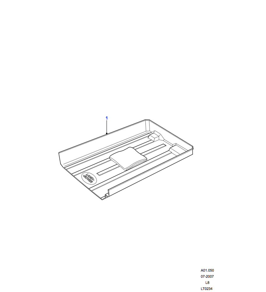 Land Rover Rigid Loadspace Protector - 90 SW and HT and 110 SW