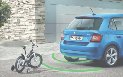 SKODA Rear parking sensors FABIA III