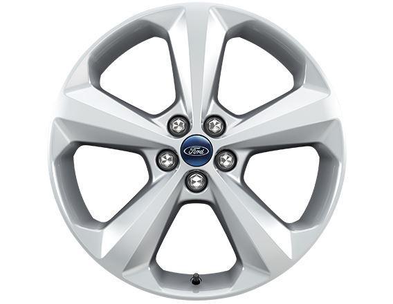 Ford Alloy Wheel 19" 5-spoke design, sparkle silver