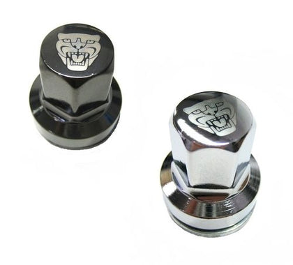 Jaguar Logo Chrome Wheel Nuts