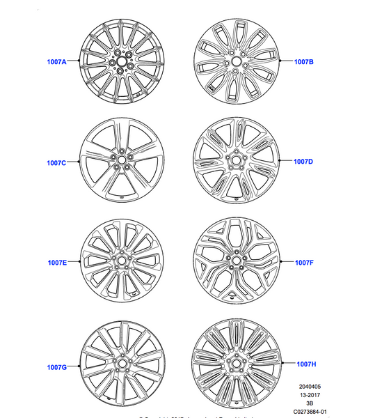 Land Rover Alloy Wheel - 22