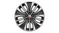 Jaguar Alloy Wheel 18" Style 5055, 5 split spoke, Dark Grey Diamond Turned finish