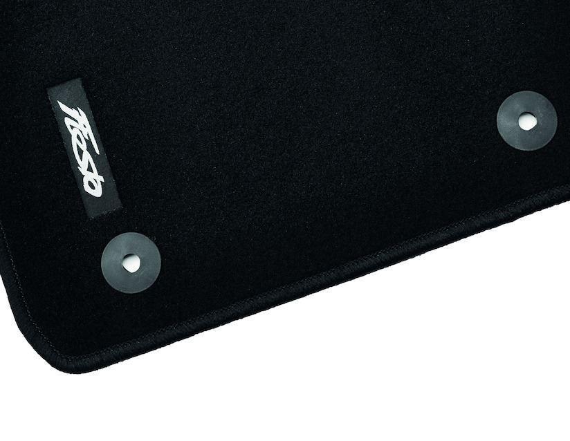 Ford Fiesta Carpet Floor Mats front and rear, black 09/2008  10/2012