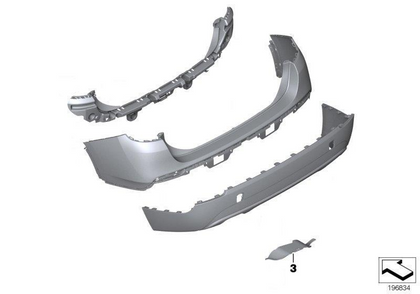 BMW Genuine Exhaust System Cover Trim