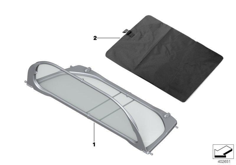 BMW Genuine Wind Deflector Shield Guard