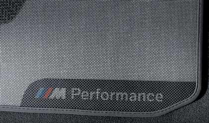 BMW Genuine M Performance 2 Piece Set Rear Floor Mats Carpet