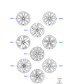 Land Rover Alloy Wheel - 18" Style 5075, 5 split - spoke, Gloss Sparkle Silver