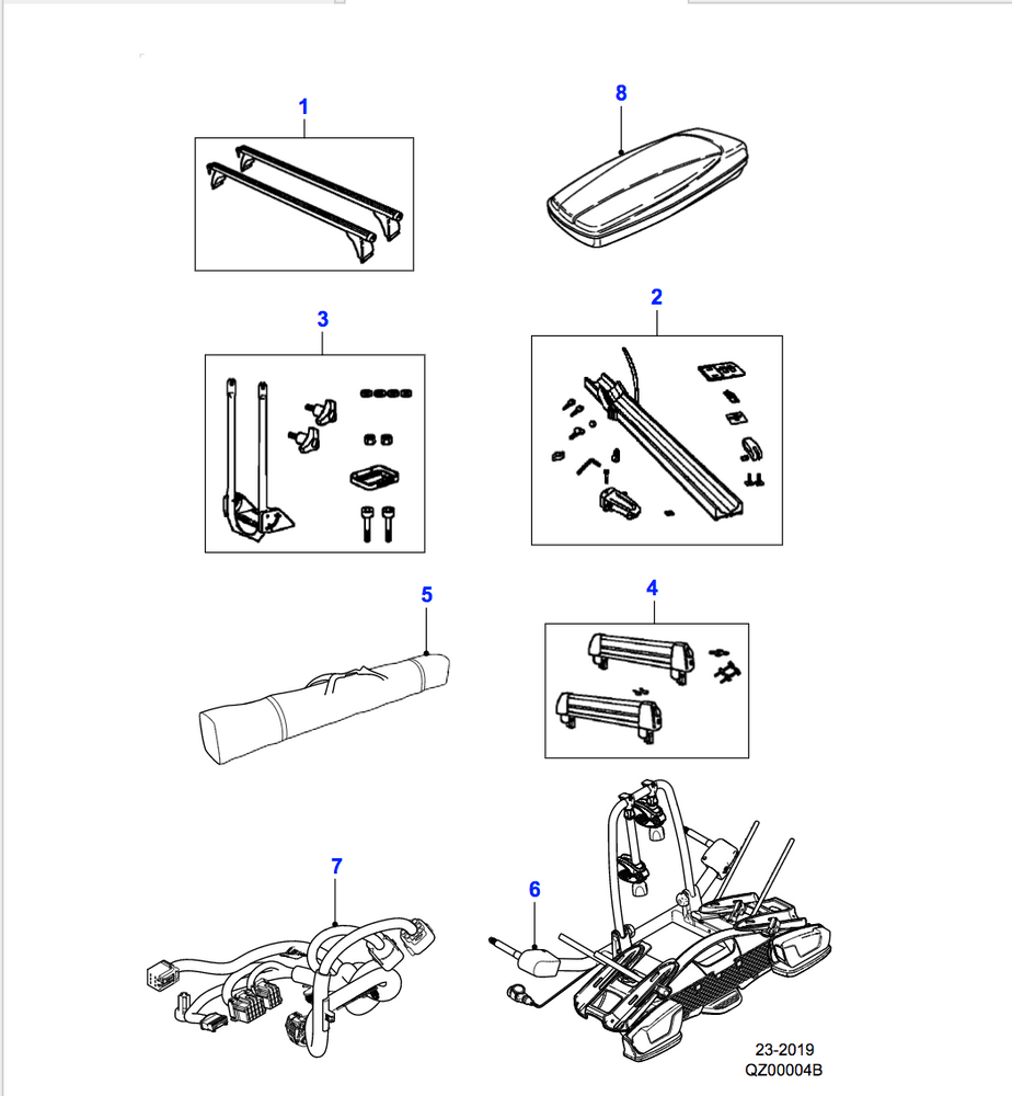Jaguar Rear Mounted Cycle Carrier RHD