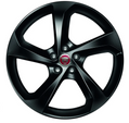 Jaguar Alloy Wheel 19" Fan, 5 spoke, with Gloss Black finish
