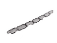 BMW Genuine Trim Panel Front Bumper Cover Grille Bottom Grid