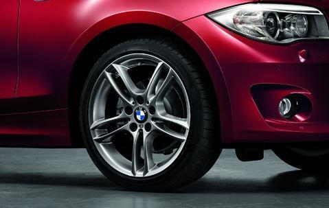 1x BMW Genuine Alloy Wheel 18" M Double-Spoke 261 Rear Grey