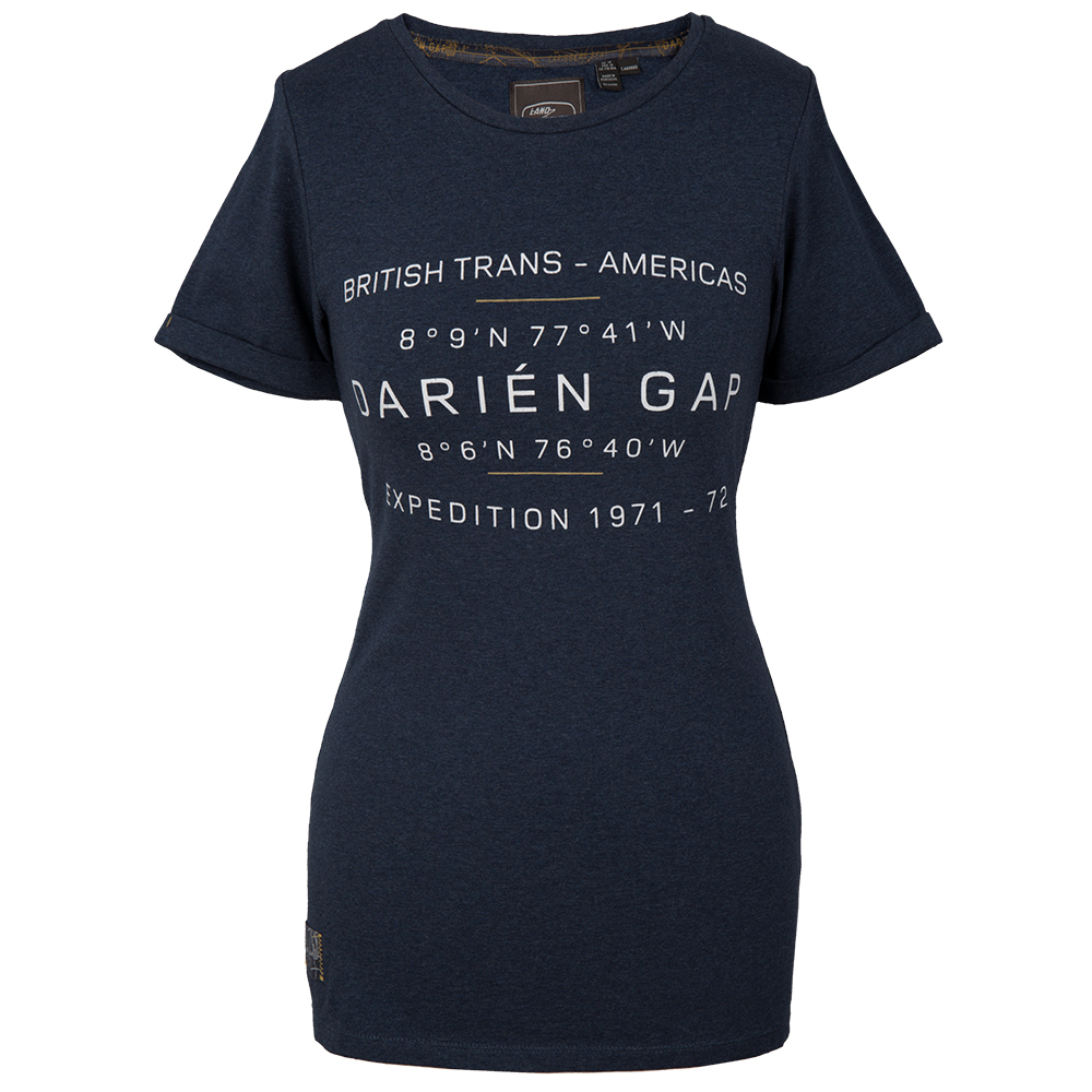 ランドローバーグラフィックTシャツレディースsize8/LANDROVER Woman T-shirt Genuine Land Rover Women's Oval T-shirt-Size 10-18-Teal