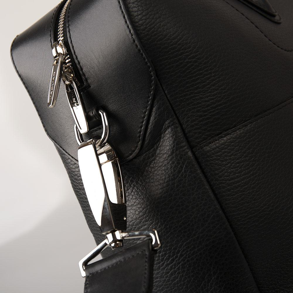 Jaguar Leather Brief Case - Black