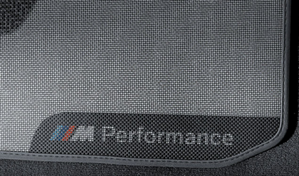 BMW Genuine M Performance 2 Piece Set Rear Floor Mats Carpet