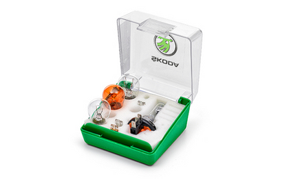 SKODA Spare bulb set for RAPID SPACEBACK with xenon headlamps