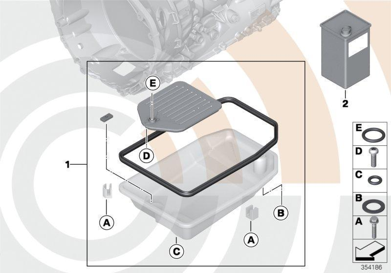 BMW Genuine Auto Transmission Fluid Filter Kit