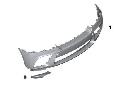 BMW Performance Genuine Front Right Wheel Arch Adapter