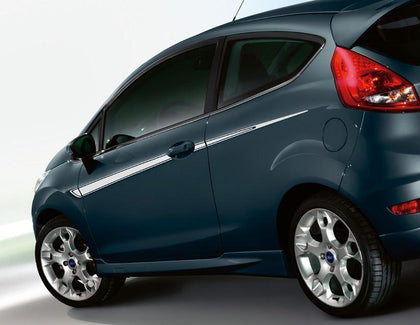 Ford Fiesta Decor Stripes for body side, white 09/2008  10/2012