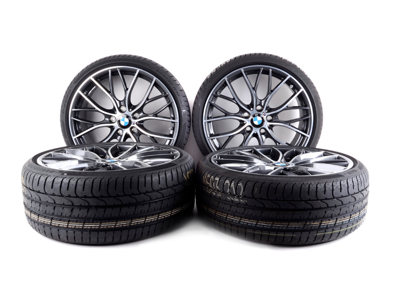 Genuine BMW Wheels Set Summer Tyres Orbitgrey RDCi Style 405M 19"