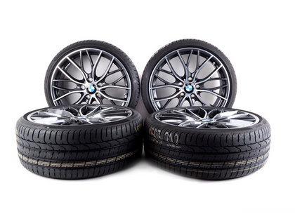 Genuine BMW Wheels Set Summer Tyres Orbitgrey RDCi Style 405M 19
