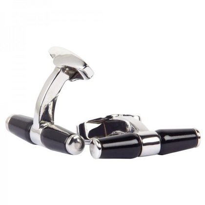 Jaguar Bar Cufflinks - Black