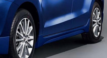 Suzuki Side under spoiler set, primed