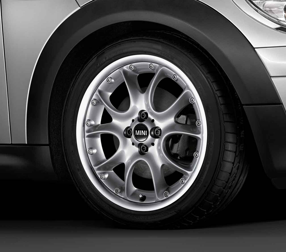MINI Genuine 17" Inch Alloy Wheel Web-Spoke Composite R98 Silver