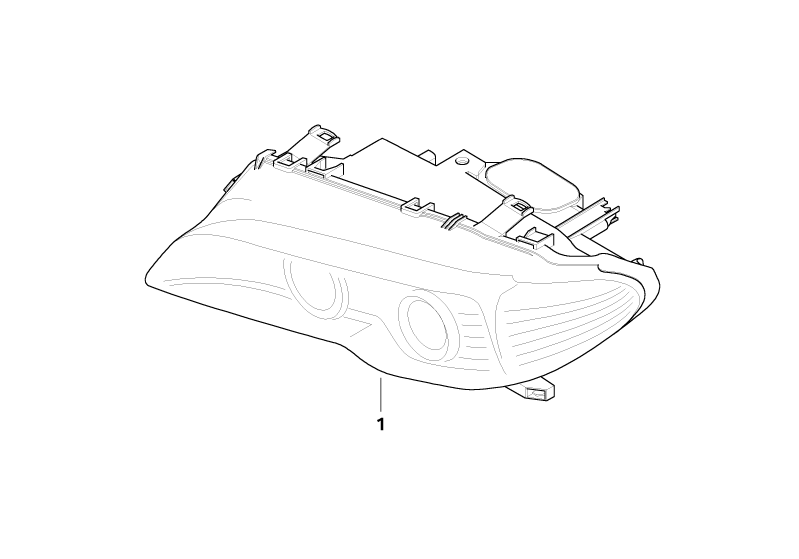 BMW Genuine Headlight Head Lamp White Turn Indicator Left