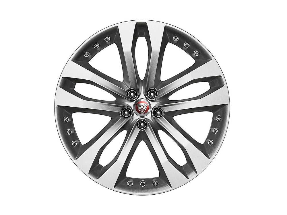 Jaguar Alloy Wheel 20" Style 5039, 5 split spoke, Front