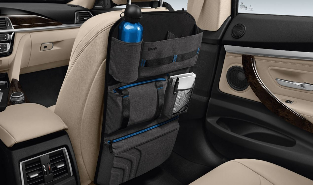 BMW Genuine Seat-Back Headrest Storage Organiser Pouch