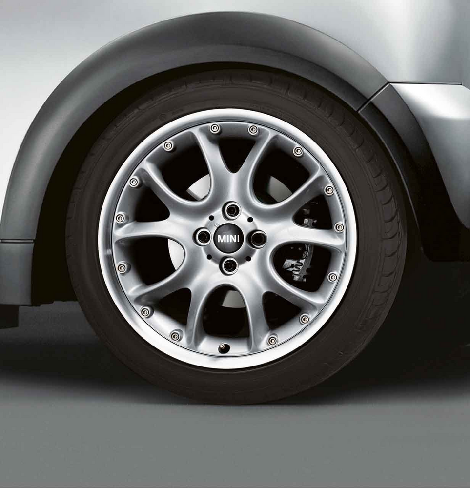 MINI Genuine 17" Inch Alloy Wheel Web-Spoke Composite R98 Silver