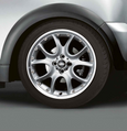 MINI Genuine 17" Inch Alloy Wheel Web-Spoke Composite R98 Silver