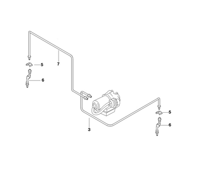 BMW Genuine Brake Hose Front