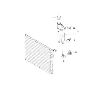 BMW Genuine Expansion Tank Clamp