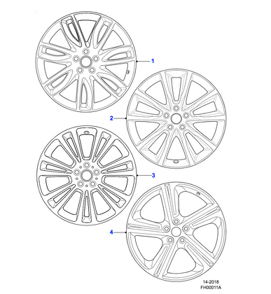 Jaguar Alloy Wheel 19