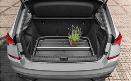SKODA Plastic boot mat for KAMIQ