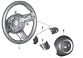 MINI Genuine Sport Steering Wheel Cover Protector Bottom Black