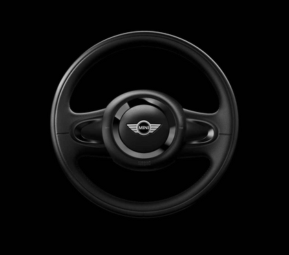 MINI Genuine Steering Wheel Spoke Trim Covers Set Black